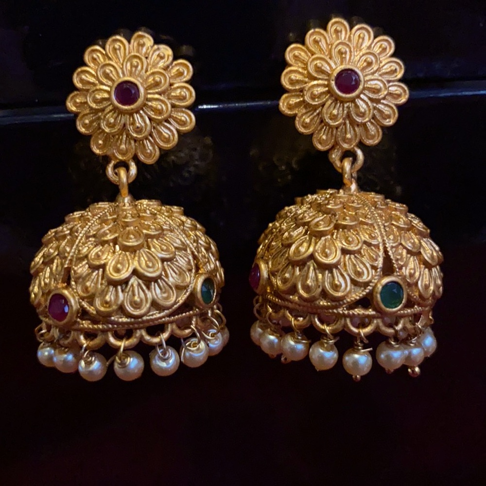 Gold  Indian Jhumka